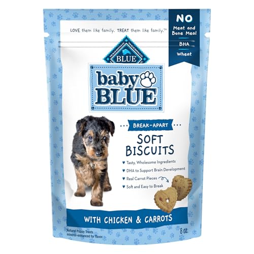 Blue Buffalo Baby Blue Natural Soft Dog Treat Biscuits w/ DHA 8-Oz Deal
