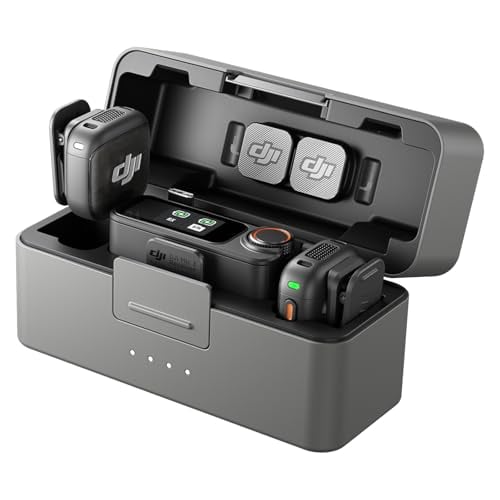 DJI Mic 3 Wireless Microphone Kit (2 TX + 1 RX + Charging Case)