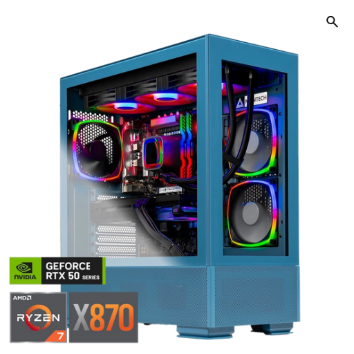 Skytech Azure 2 Desktop Ryzen 7 9800X3D RTX 5080 32GB RAM 2TB SSD