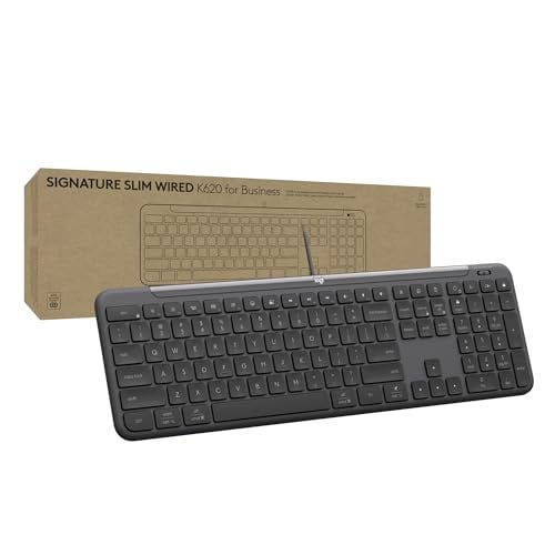 Logitech Signature Slim Wired K620 Full-Size Keyboard