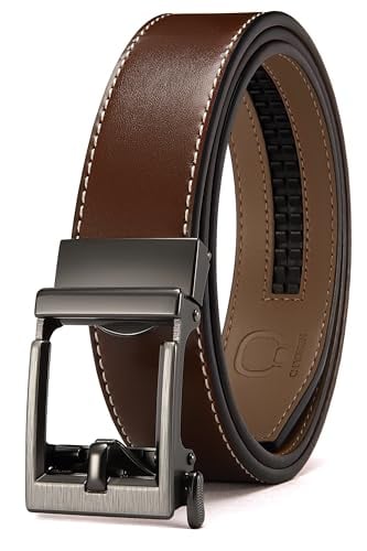 CHAOREN Ratchet Belt Men 1 3/8'' Leather Deal