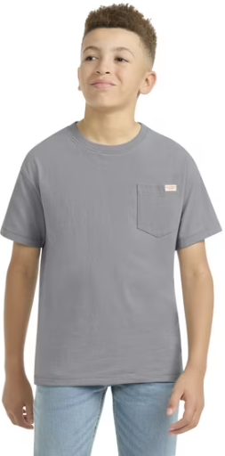 Levi Strauss Signature Boys Short Sleeve Pocket Tee Deal