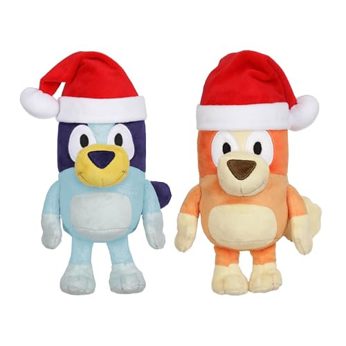 Bluey Toddler Plush Toys 2-Pack, 7-8”