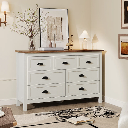 Winston Porter Modern 47" 7-Drawer Dresser