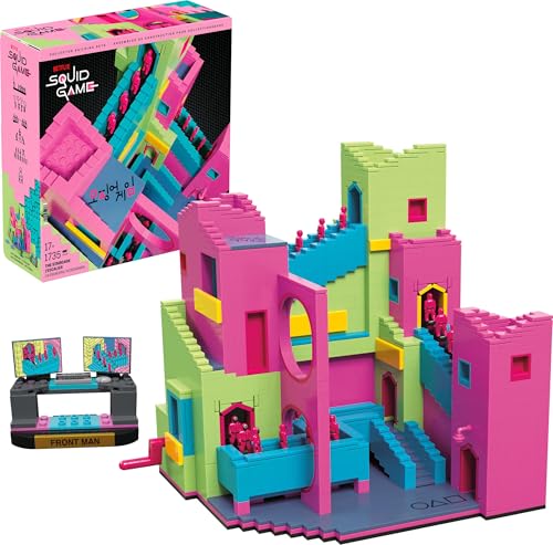 MEGA Squid Game The Staircase Building Toy Set w/ Motion and Poseable Figure (1707-Piece) Deal
