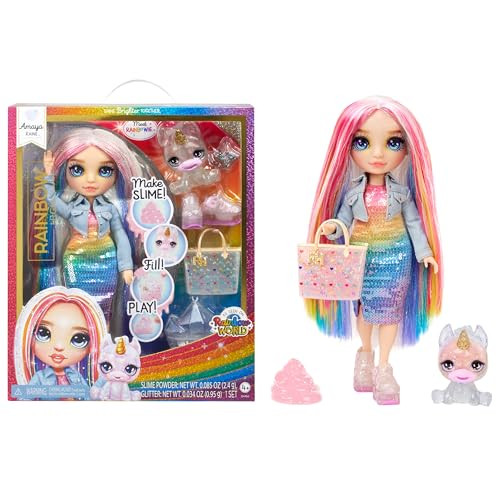 11" Rainbow High: Amaya Raine Doll w/ Slime Kit & Pet