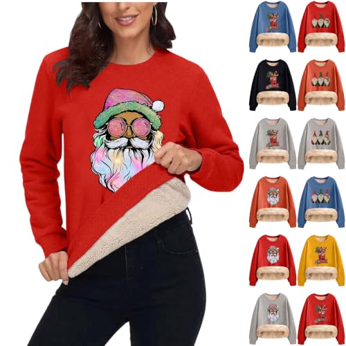 CHRISTMAS Fleece Lined Sweatshirt Deal