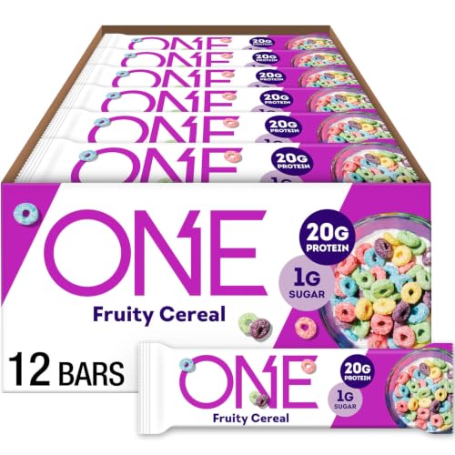 ONE Fruity Cereal Protein Bars, 20g Protein, Gluten Free, 12 Count