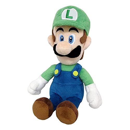 Little Buddy Super Mario 10" All Star Collection Luigi Stuffed Plush Toy