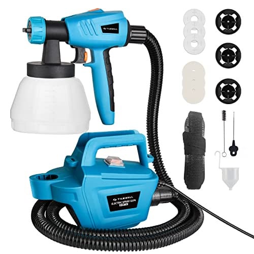 Tilswall 800W HVLP Electric Paint Sprayer w/ 1300ml Container