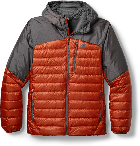Outdoor Research Men's Helium Down Hoodie Jacket (Jupiter/Storm) Deal