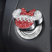 Bling Crystal Car Engine Start Button Cover