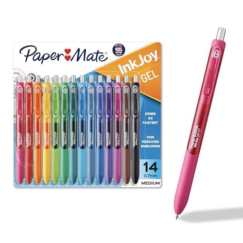 Paper Mate InkJoy Gel Pens 14-Count (Assorted, Medium Point 0.7mm) Deal