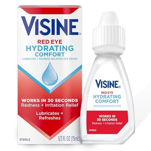 Visine Hydrating Comfort Red Eye Relief Eye Drops 0.5 Fl. Oz. Deal