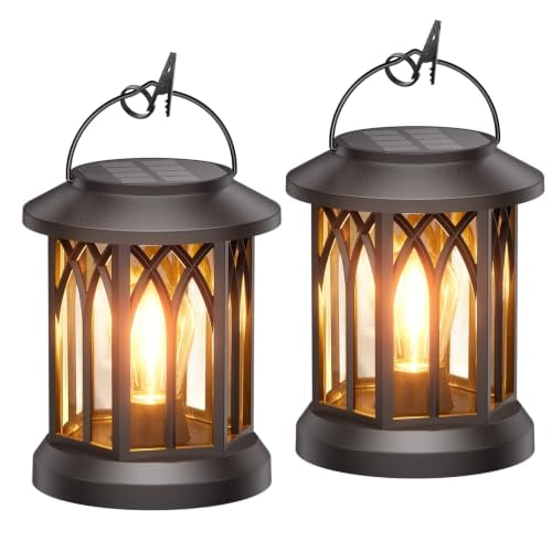 TuyLuxe Hanging Solar Lanterns, IP65 Waterproof Deal