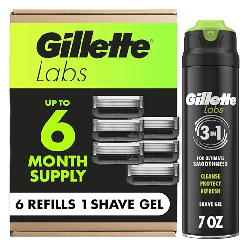 Gillette Labs with Exfoliating Bar Razor Blade Refills 6-Count Deal