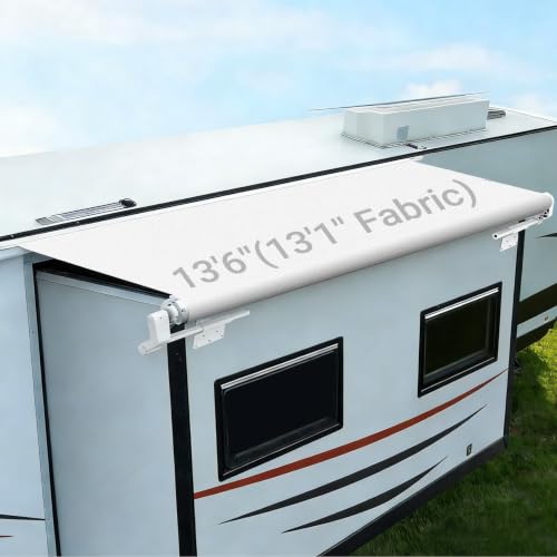 RV Slide Out Topper Awning Kit - White