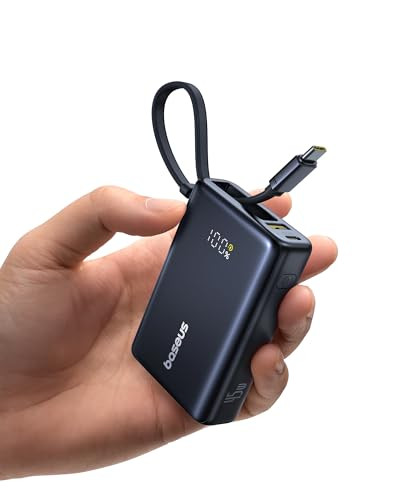 Baseus Mini Size 45W 10000mAh Power Bank with Built-in USB-C