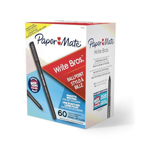 Paper Mate Write Bros. Ballpoint Pens Medium Point (1.0mm) 2 Boxes (120 Total)