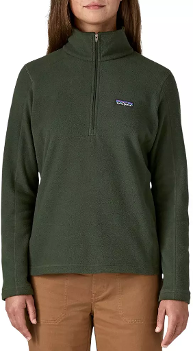 Patagonia Women's Micro D 1/4 Zip Fleece Pullover Deal