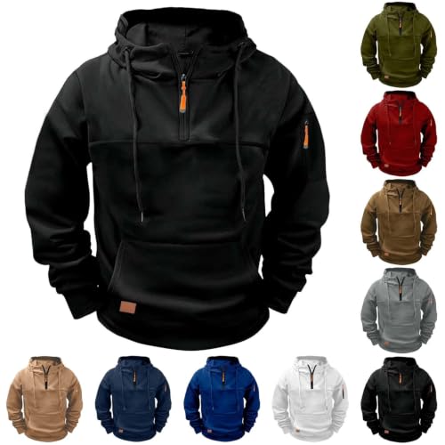 Quarter Zip Hoodies Sweatshirts Deal
