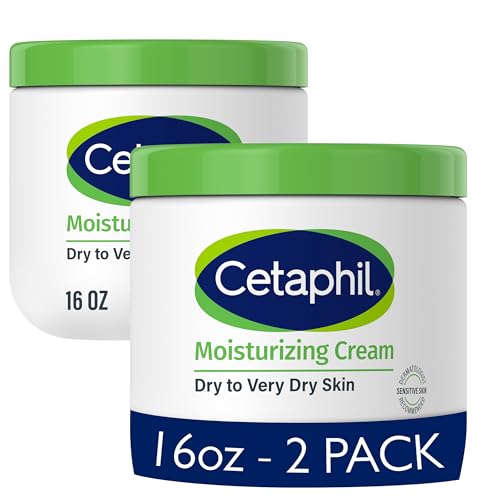 Cetaphil Moisturizing Cream for Dry, Sensitive Skin 16 oz 2-pack