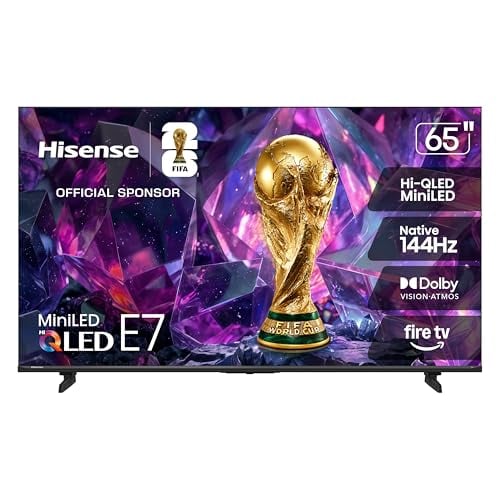65" Hisense E7 Series Hi-QLED MiniLED 4K Fire TV Deal