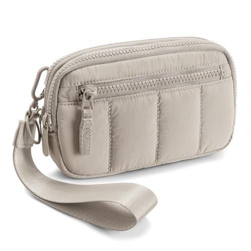 Lightweight Puffy Crossbody Bag and Wristlet Wallet with RFID Blocking Deal