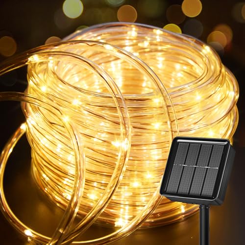 Brightown 39' 100-LED Solar Rope Lights (Warm White) Deal
