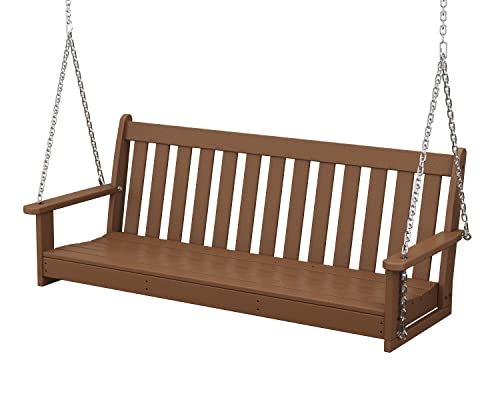Polywood Vineyard 60″ Swing, Teak