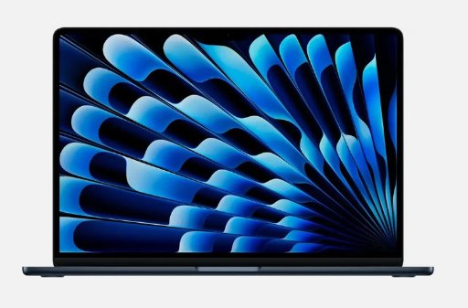 Certified Open Box Apple MacBook Air 15" M4 chip 16GB RAM 512GB SSD Midnight