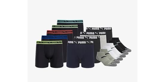 PUMA Men’s 5-Pack Training Fit Boxer Briefs Deal