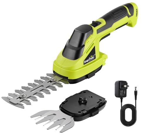 SnapFresh 7.2V 2-in-1 Cordless Handheld Grass Shear & Hedge Trimmer Deal