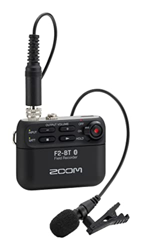 Zoom F2-BT Lavalier Recorder with Bluetooth