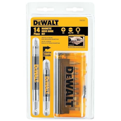 DeWalt 14-Piece Screwdriver Bit Magnetic Drive Guide Set