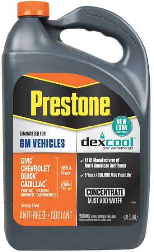 Prestone Dex-Cool Anitfreeze/Coolant Concentrate 1 Gallon