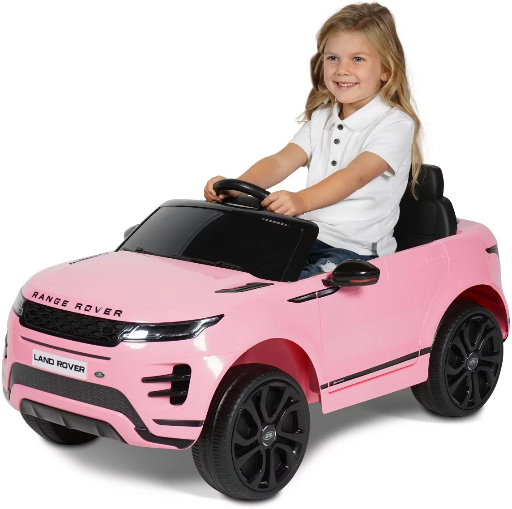 Hyper 80332848 12V Range Rover Evoque Powered Ride-On Car - Pink