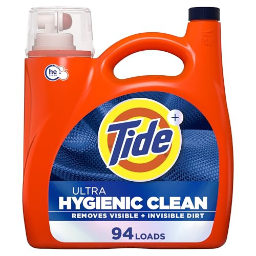 Tide Ultra Hygienic Clean Liquid Laundry Detergent (Original, 4 x 132-Oz)