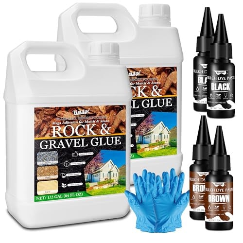 Vividye Rock / Mulch Glue for Landscaping 128Oz Deal