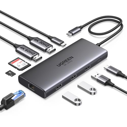 UGREEN USB C Docking Station Dual Monitor 10-in-1 with 2 HDMI Deal