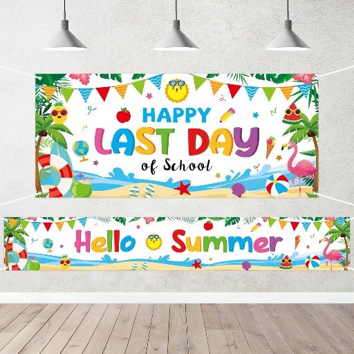 End of School Year Backdrop 2-Piece