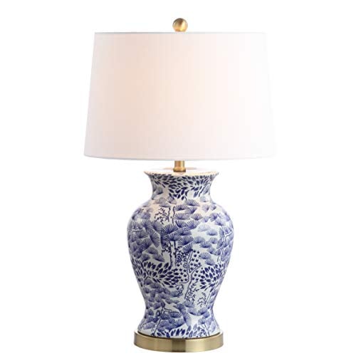 SAFAVIEH Alona Table Lamp Set of 2, 27.5" Modern Blue/White Deal
