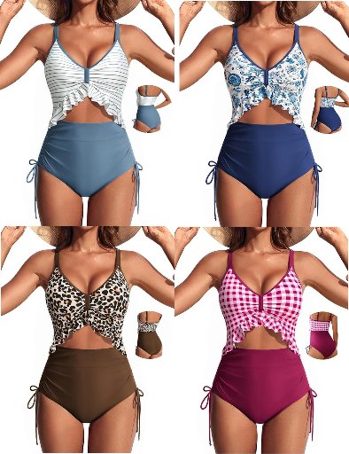 Hanna Nikole Women’s Bathing Suit One Piece Swimsuits