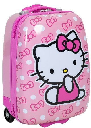 Sanrio Hello Kitty Kid's 16" Carry On Hardside Luggage Spinner