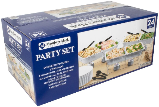 Member's Mark 24-Piece Party Chafing / Serving Set Deal