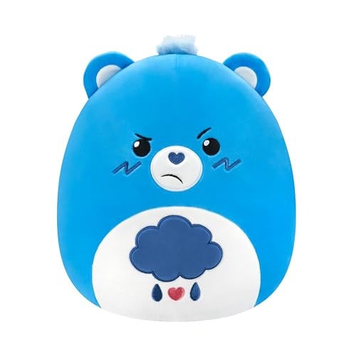 12" Squishmallows Original Care Bears Grumpy Bear Plush