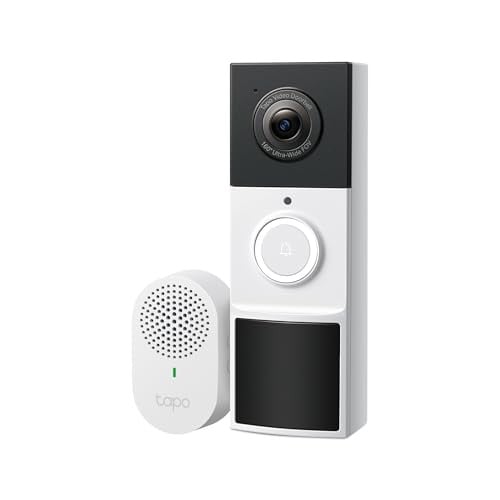 Tapo 2K Wireless Smart Video Doorbell w/ Chime (D210)