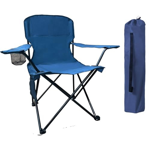 SAILARY Folding Camping Chair with Cup Holder and Cooler Bag