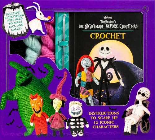 Disney Tim Burton's The Nightmare Before Christmas Jack Skellington Amigurumi Crochet Kit