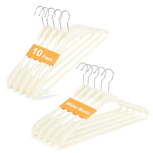 Velvet Wide Shoulder Hangers 10-Pack